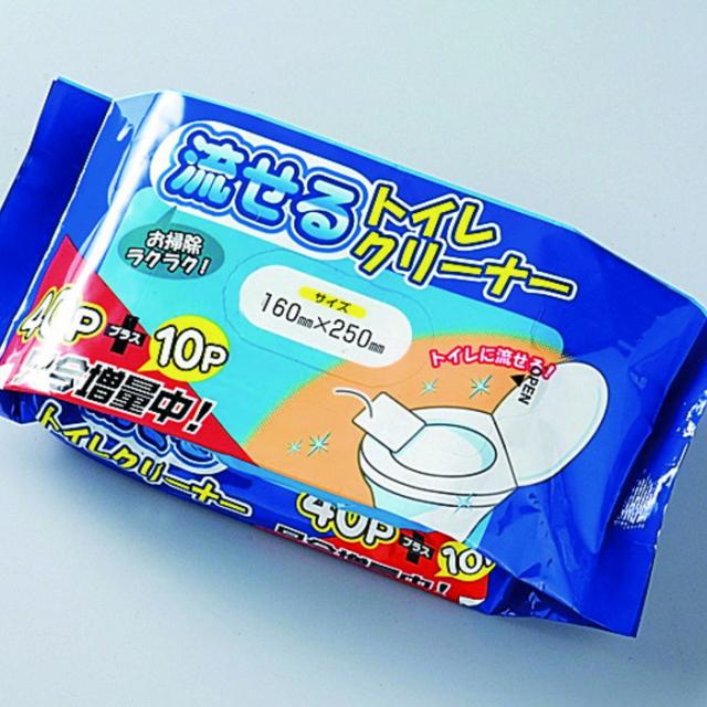 流せるトイレクリーナー50P